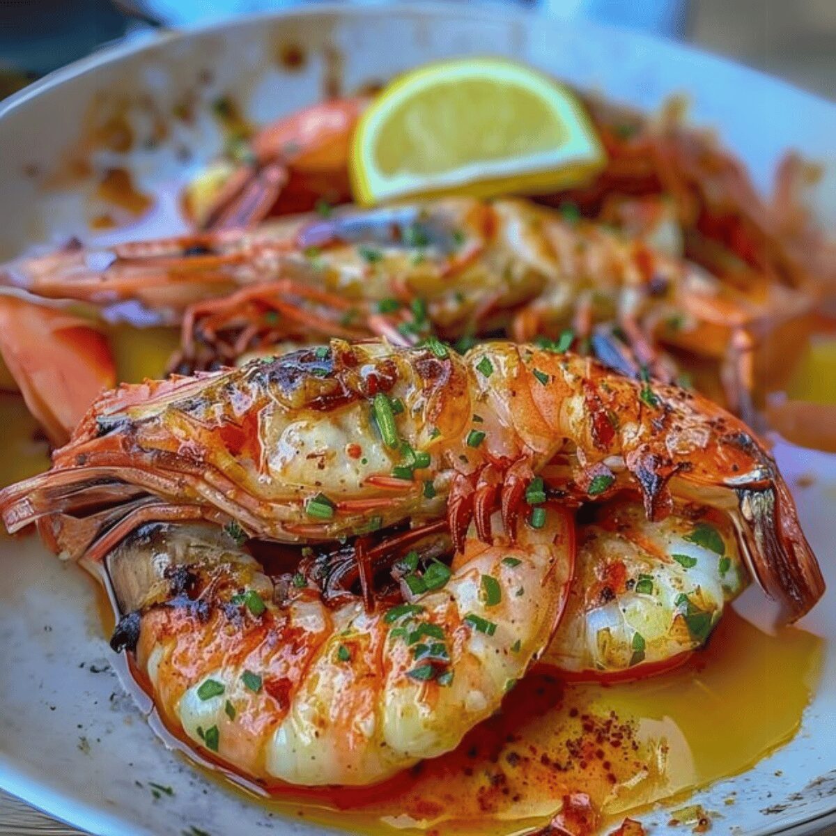 Gambas à la poêle