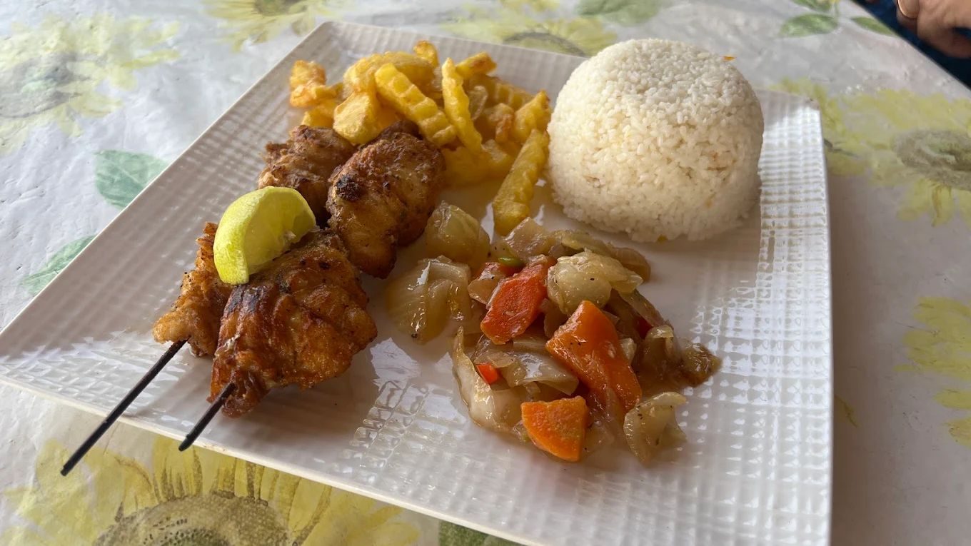 Brochette de lotte