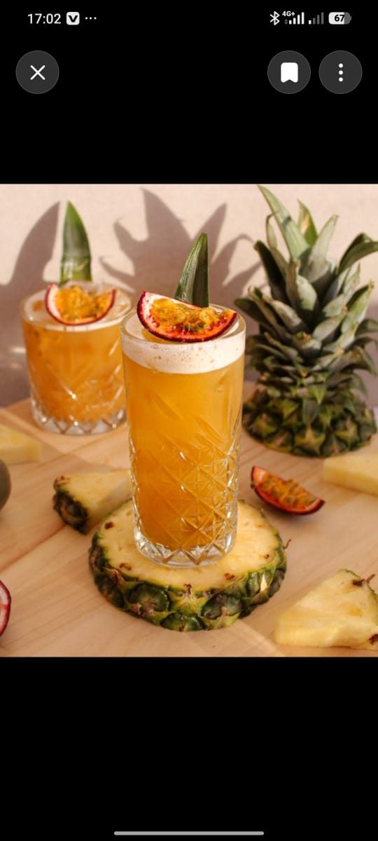 Cocktail jus de fruits naturels